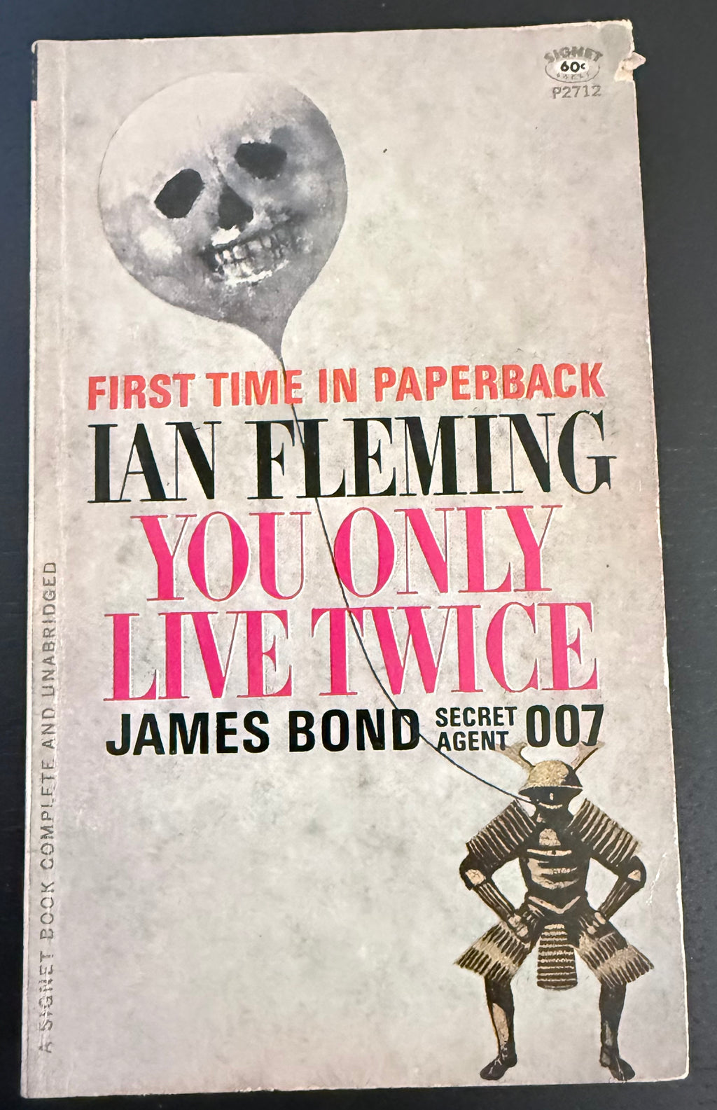 You Only Live Twice — Ian Fleming — Signet P2712, First Printing (1965)