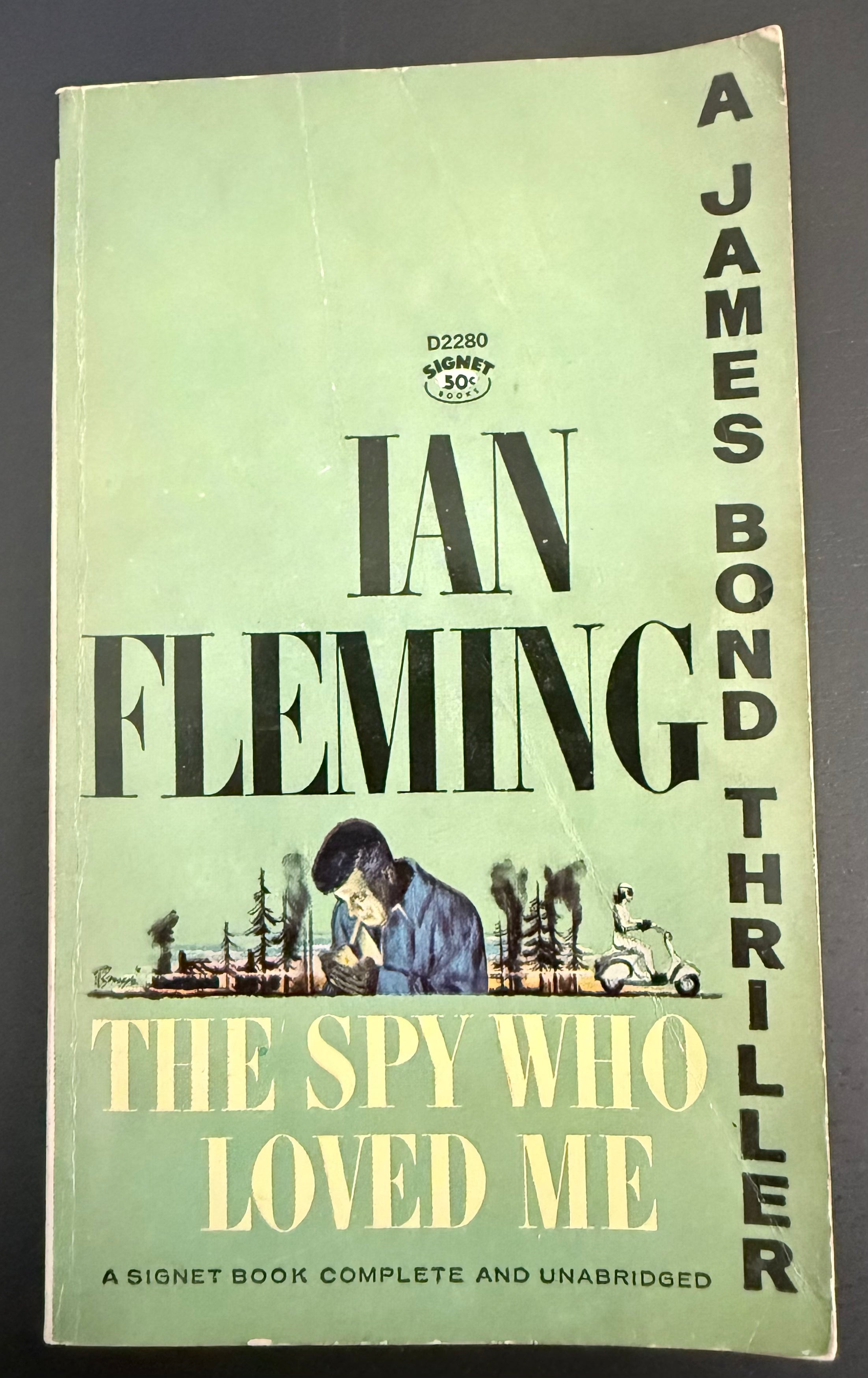 The Spy Who Loved Me by Ian Fleming — Signet D2280, 13th Printing 1964