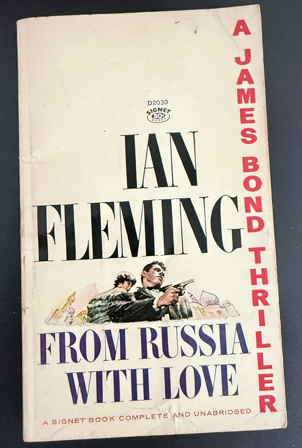 From Russia with Love by Ian Fleming — Signet D2030, 9th Printing 1963