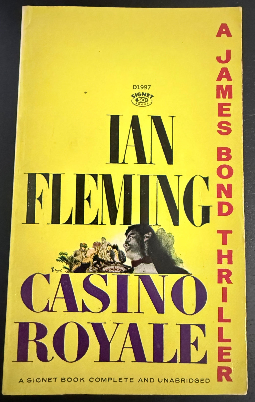 Casino Royale by Ian Fleming — Signet D1997, 18th Printing