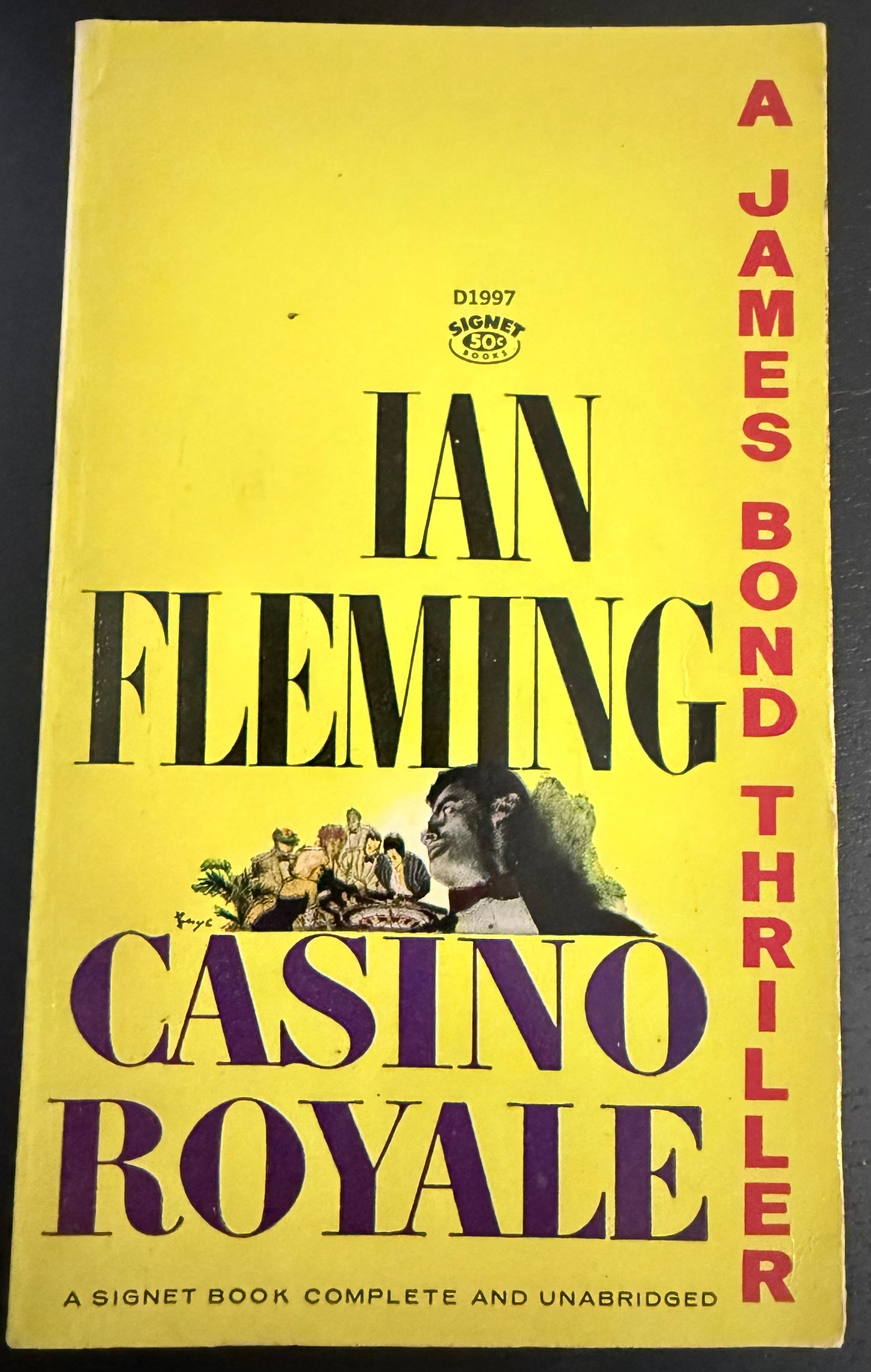 Casino Royale by Ian Fleming — Signet D1997, 18th Printing