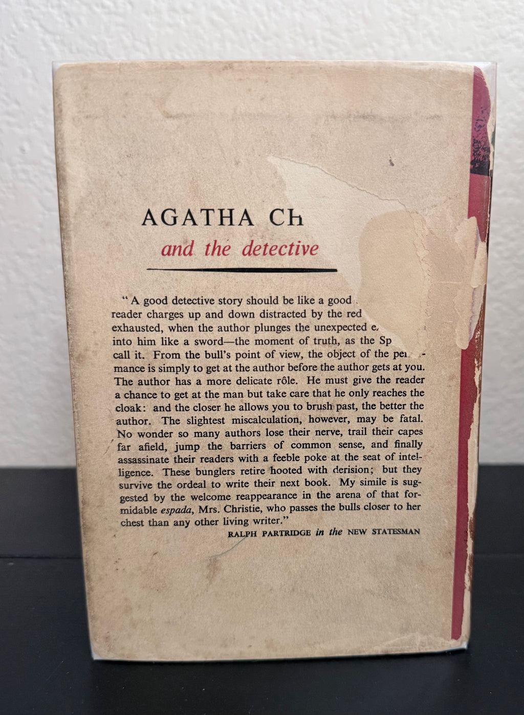 Mrs. McGinty’s Dead by Agatha Christie — 1952 First UK Edition