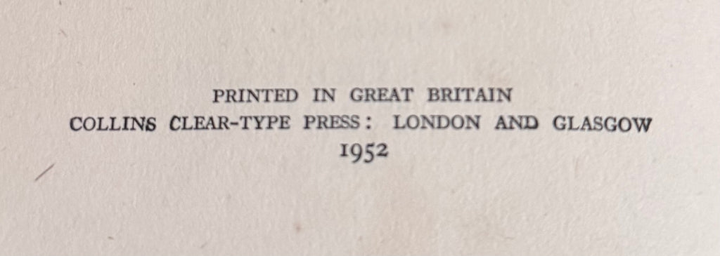 Mrs. McGinty’s Dead by Agatha Christie — 1952 First UK Edition
